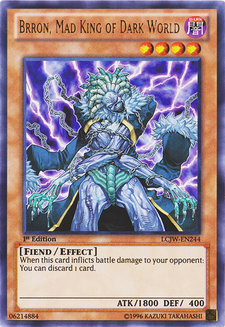 Brron, Mad King of Dark World [LCJW-EN244] Ultra Rare | Chromatic Games
