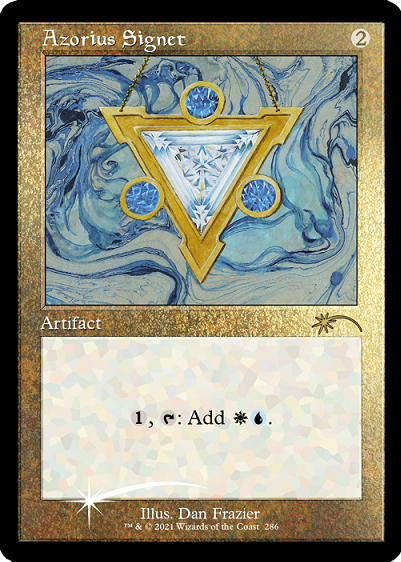 Azorius Signet (Retro) (Foil Etched) [Secret Lair Drop Series] | Chromatic Games