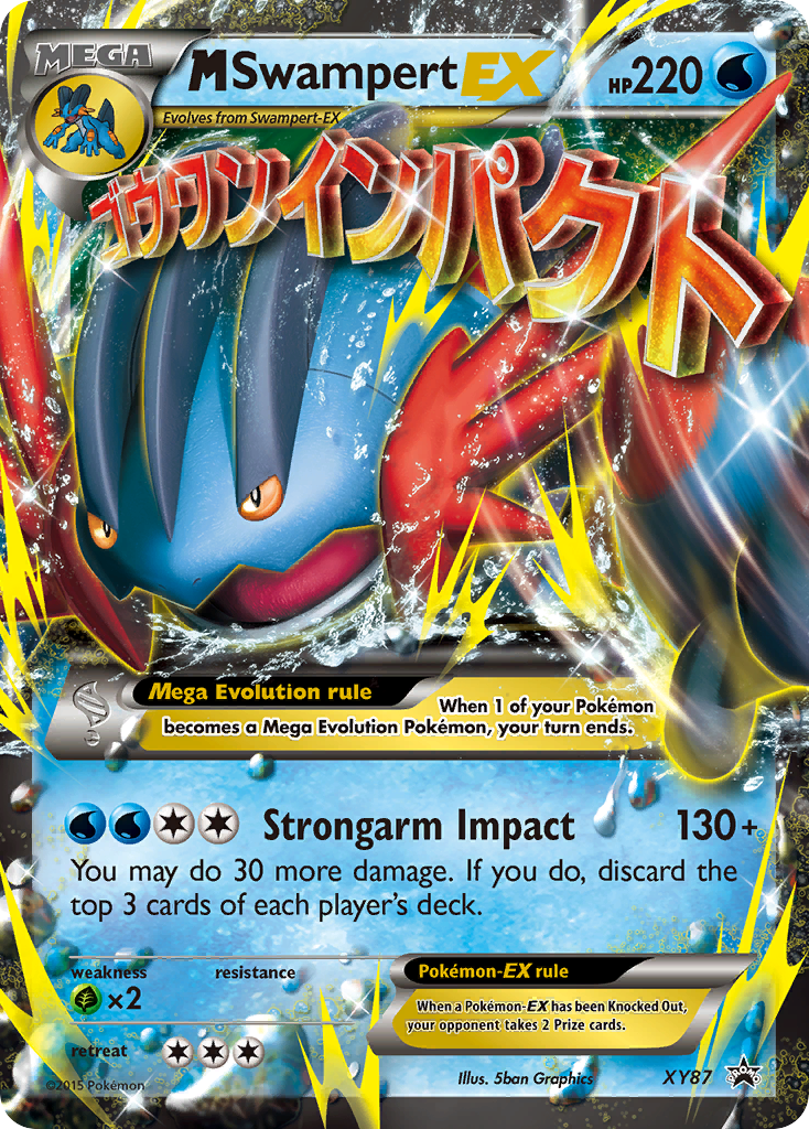 M Swampert EX (XY87) [XY: Black Star Promos] | Chromatic Games