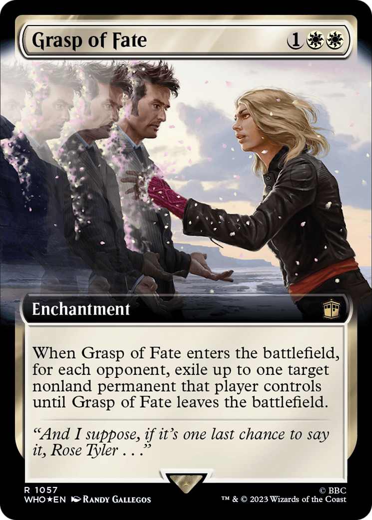 Grasp of Fate (Extended Art) (Surge Foil) [Doctor Who] | Chromatic Games