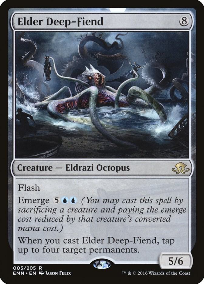 Elder Deep Fiend 5/205 (Eldritch Moon)  | Chromatic Games