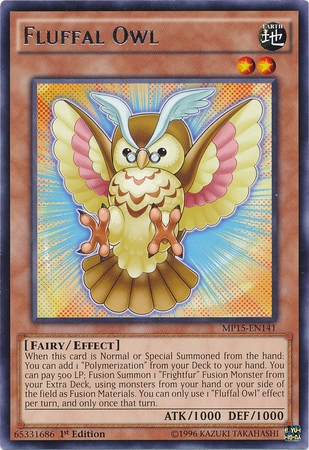 Fluffal Owl [MP15-EN141] Rare | Chromatic Games