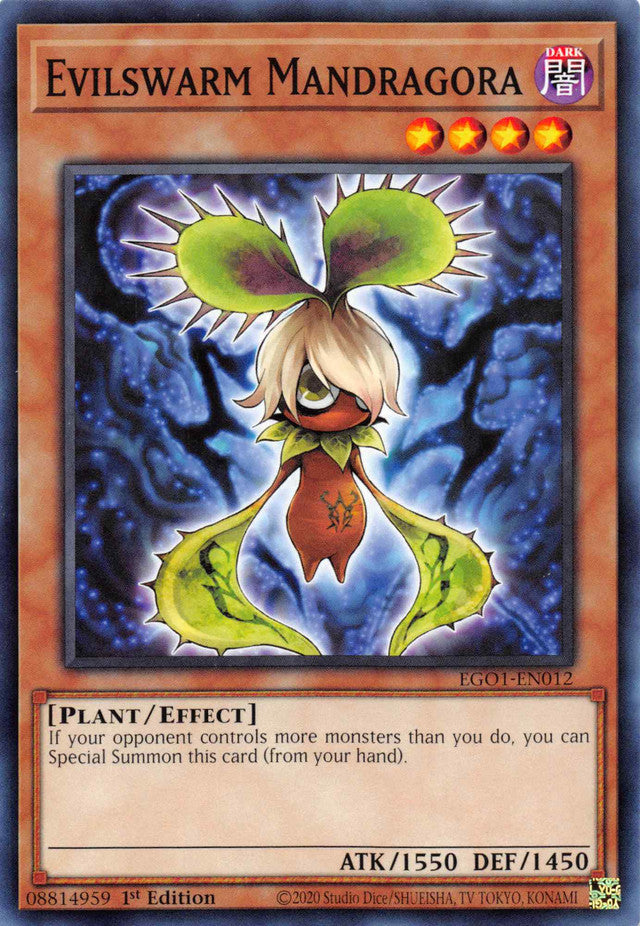 Evilswarm Mandragora [EGO1-EN012] Common | Chromatic Games