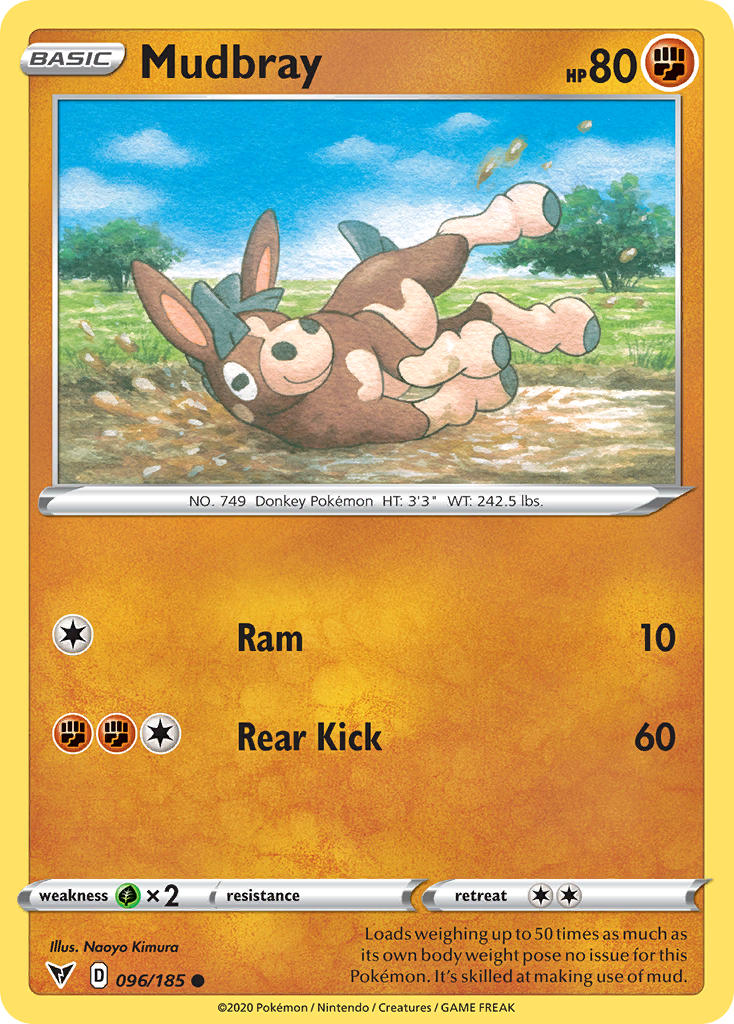 Mudbray (096/185) [Sword & Shield: Vivid Voltage] | Chromatic Games
