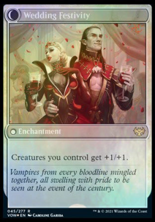 Wedding Announcement // Wedding Festivity [Innistrad: Crimson Vow Prerelease Promos] | Chromatic Games