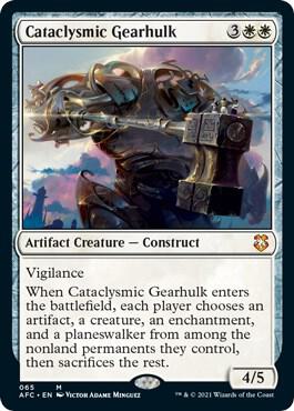 Cataclysmic Gearhulk 65/62 (Commander: Adventures in the Forgotten Realms)  | Chromatic Games