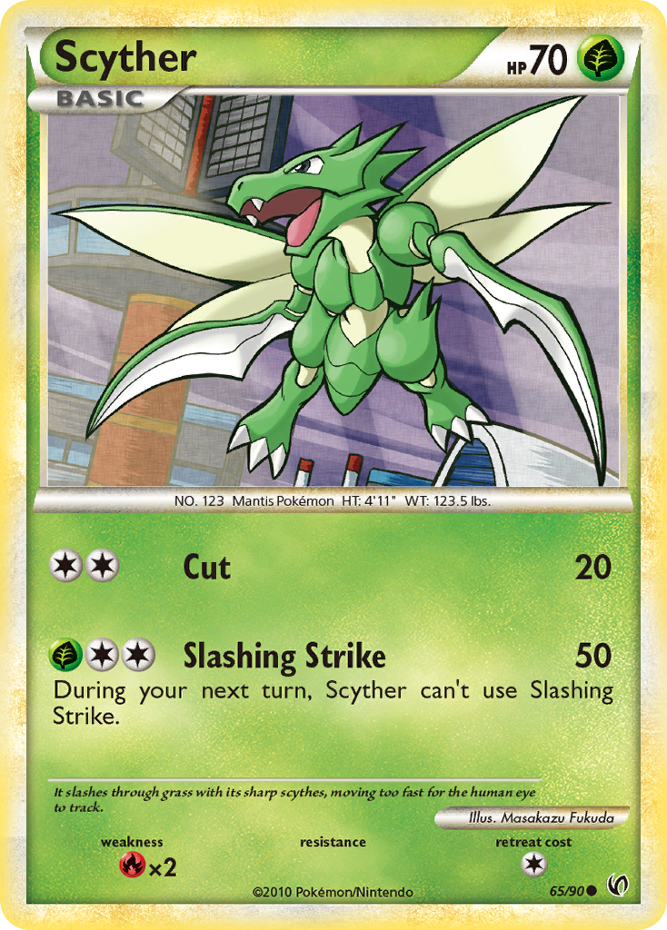 Scyther (65/90) [HeartGold & SoulSilver: Undaunted] | Chromatic Games