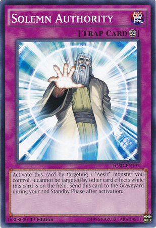 Solemn Authority [LC5D-EN197] Common | Chromatic Games