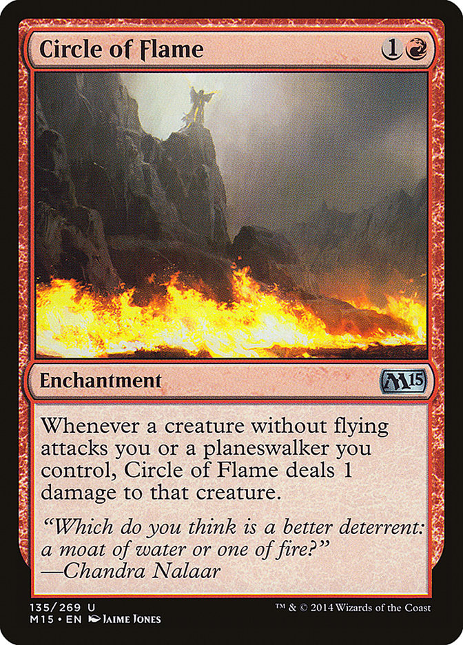 Circle of Flame 135 (Magic 2015 (M15))  | Chromatic Games