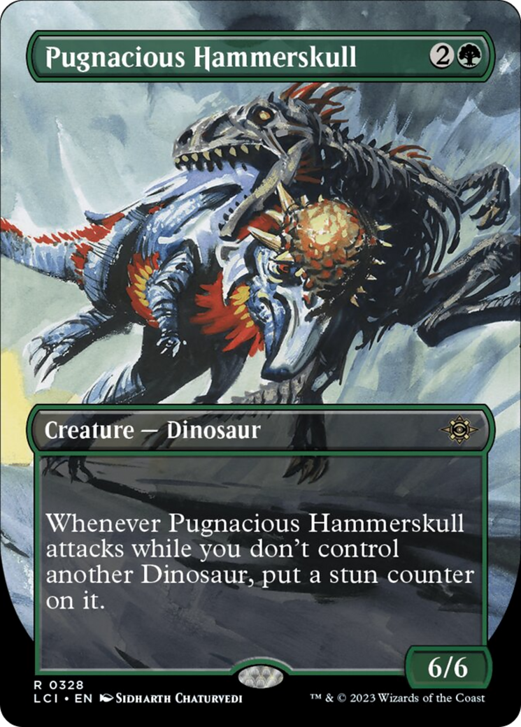 Pugnacious Hammerskull (Borderless) [The Lost Caverns of Ixalan] | Chromatic Games