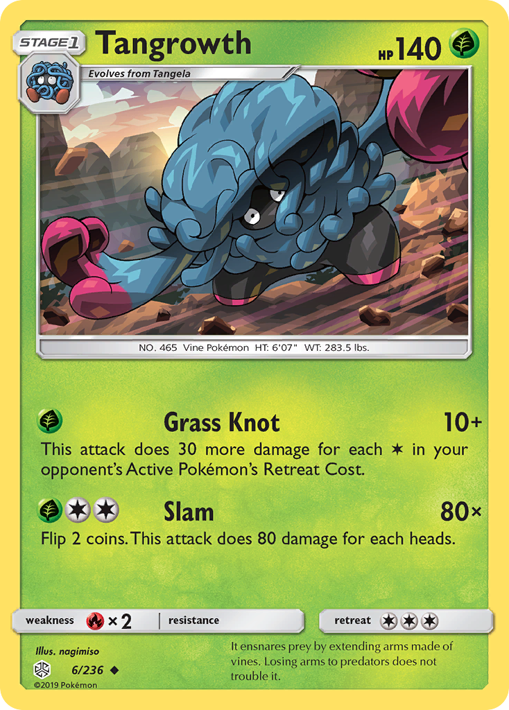 Tangrowth (6/236) [Sun & Moon: Cosmic Eclipse] | Chromatic Games