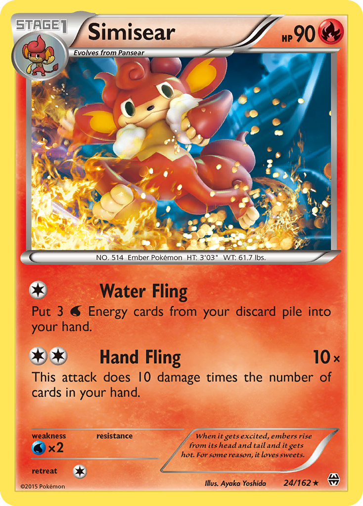 Simisear (24/162) [XY: BREAKthrough] | Chromatic Games