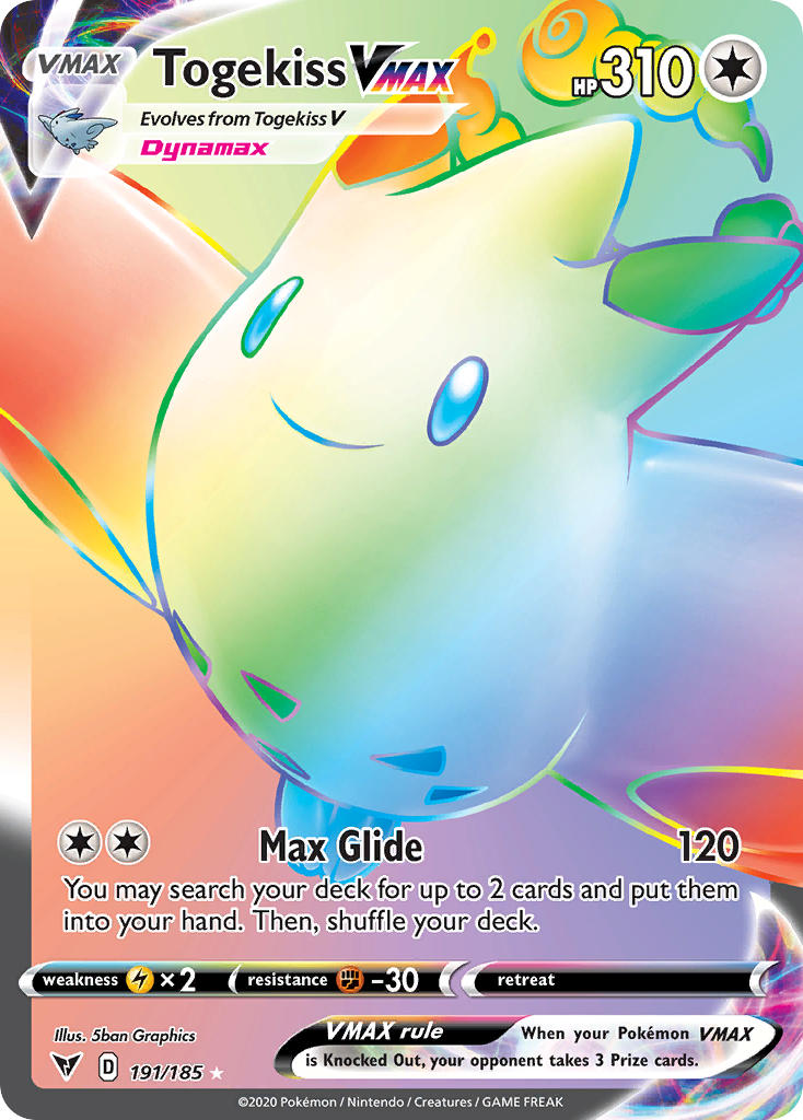 Togekiss VMAX (191/185) [Sword & Shield: Vivid Voltage] | Chromatic Games
