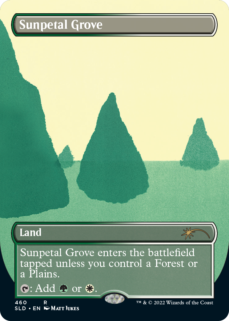 Sunpetal Grove (Borderless) [Secret Lair Drop Series] | Chromatic Games