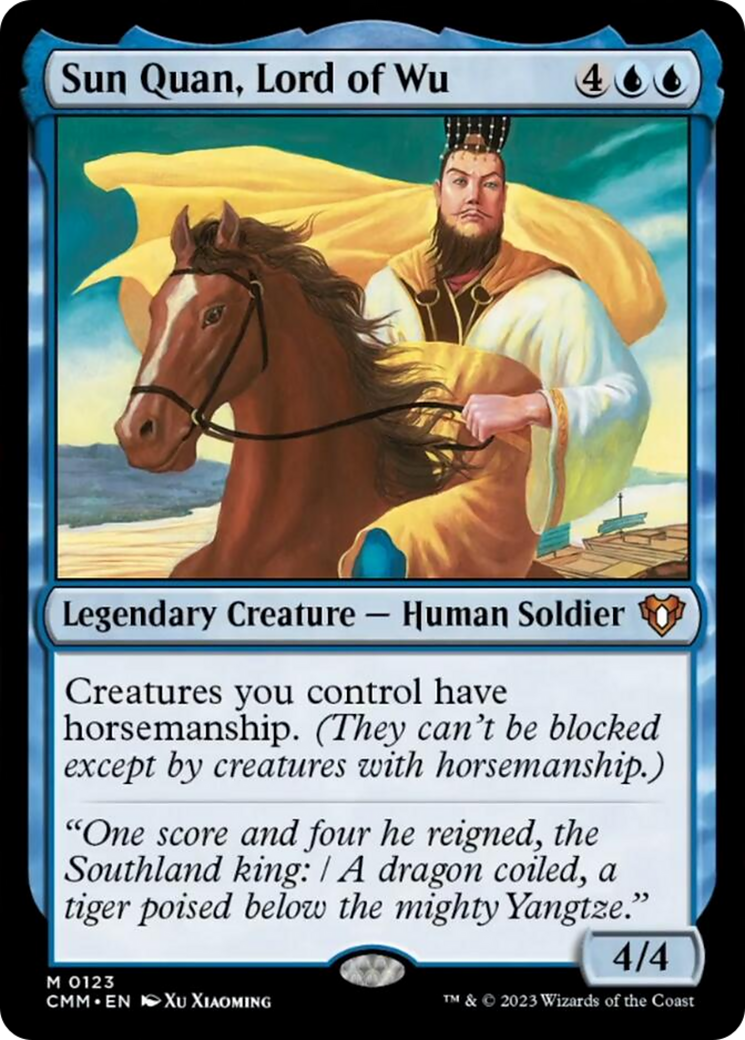 Sun Quan, Lord of Wu [Commander Masters] | Chromatic Games