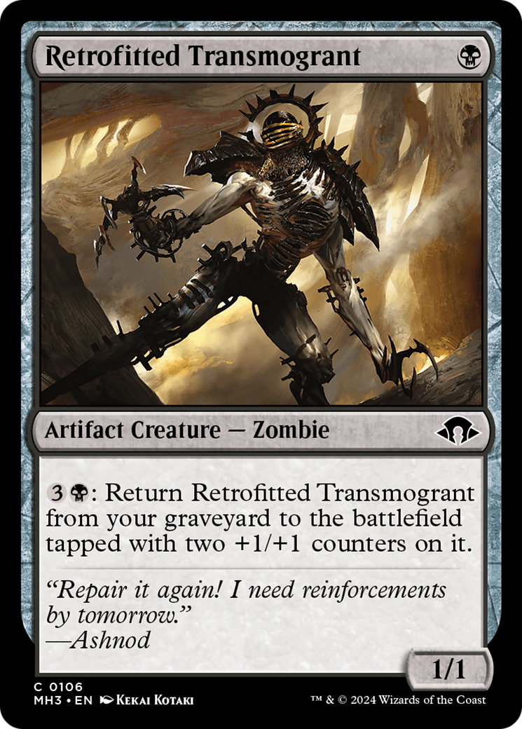 Retrofitted Transmogrant [Modern Horizons 3] | Chromatic Games