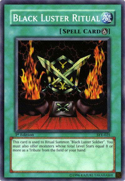 Black Luster Ritual [SYE-025] Super Rare | Chromatic Games