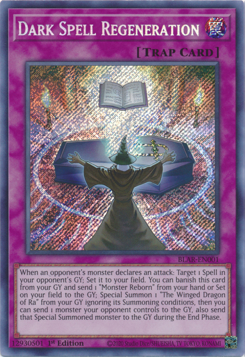 Dark Spell Regeneration [BLAR-EN001] Secret Rare | Chromatic Games