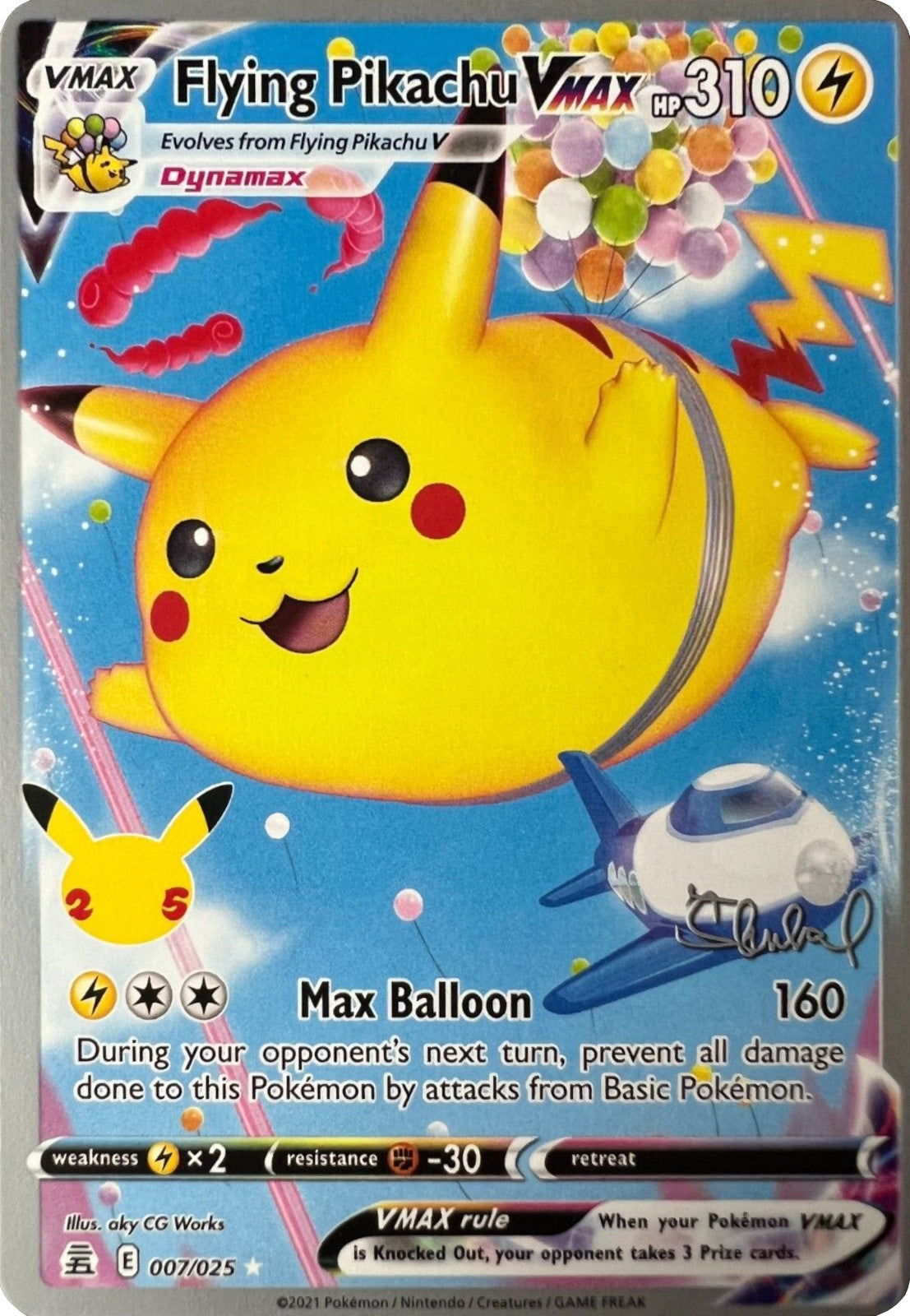 Flying Pikachu VMAX (007/025) (ADP - Ondrej Skubal) [World Championships 2022] | Chromatic Games