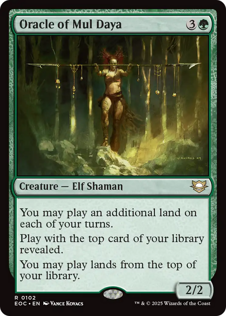Oracle of Mul Daya [Edge of Eternities Commander] | Chromatic Games