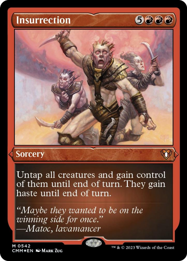 Insurrection (Foil Etched) [Commander Masters] | Chromatic Games