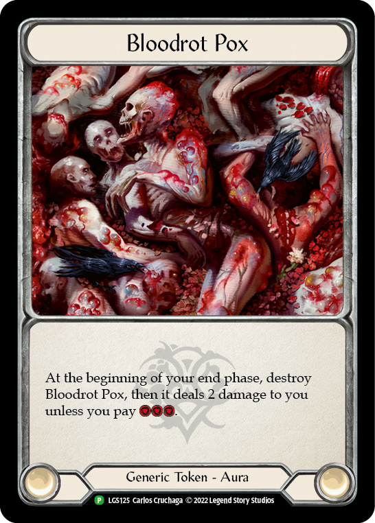 Bloodrot Pox // Frailty [LGS125 // LGS126] (Promo)  Cold Foil | Chromatic Games