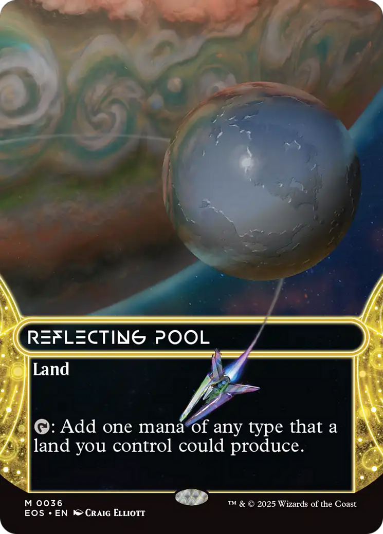 Reflecting Pool (0036) (Borderless) [Edge of Eternities: Stellar Sights] | Chromatic Games