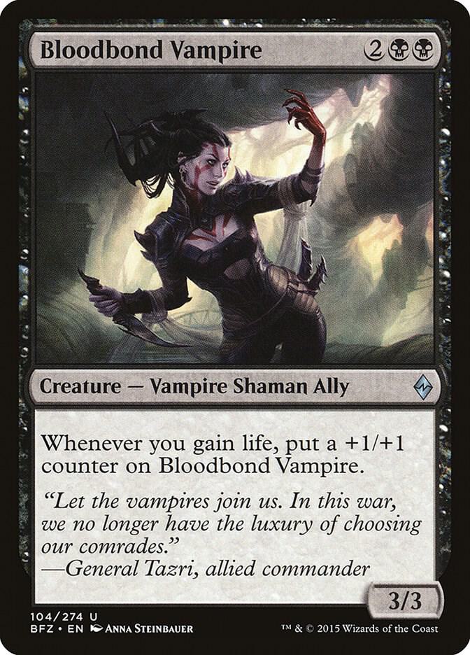 Bloodbond Vampire 104 (Battle for Zendikar)  - Foil | Chromatic Games
