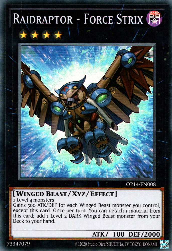 Raidraptor - Force Strix [OP14-EN008] Super Rare | Chromatic Games