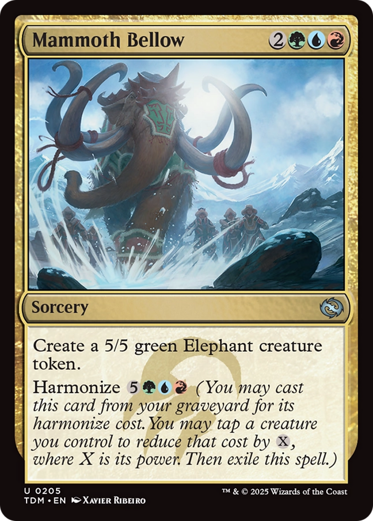 Mammoth Bellow [Tarkir: Dragonstorm] | Chromatic Games