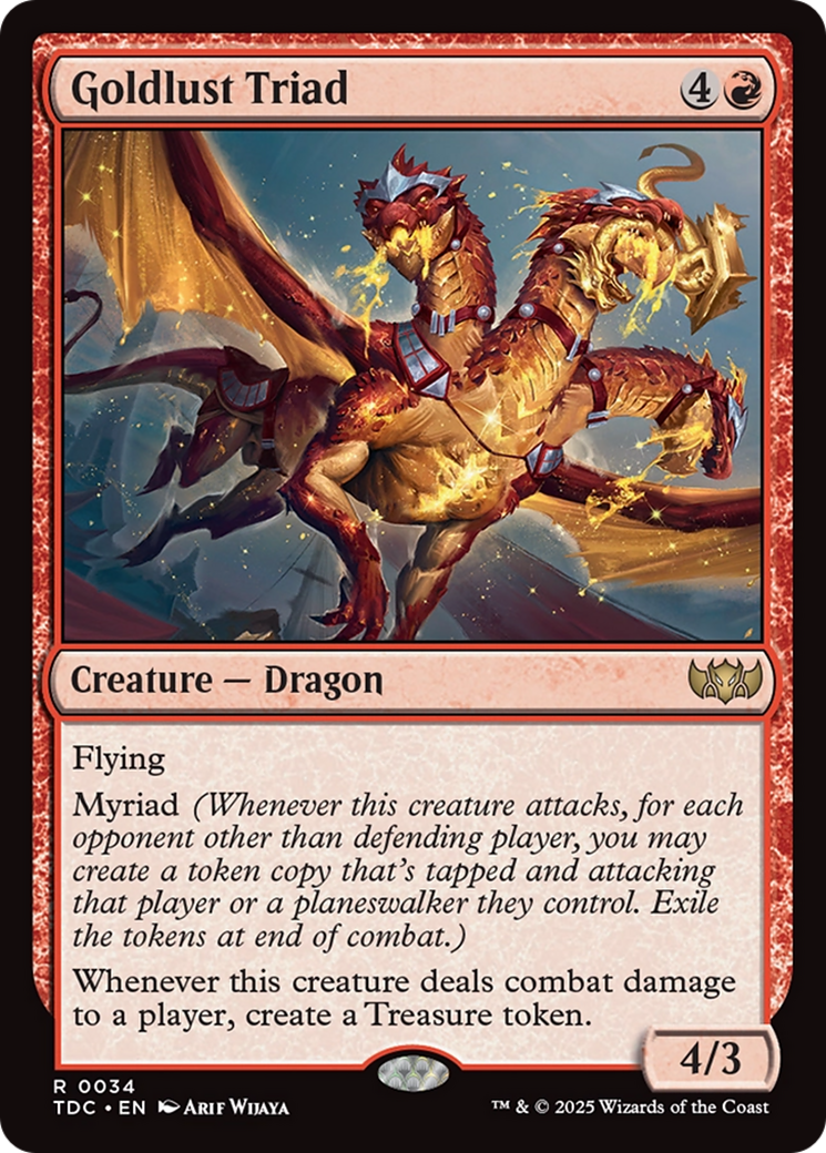 Goldlust Triad [Tarkir: Dragonstorm Commander] | Chromatic Games