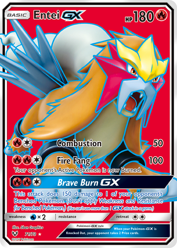 Entei GX (71/73) [Sun & Moon: Shining Legends] | Chromatic Games