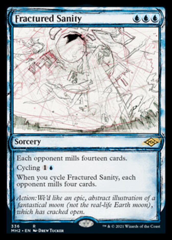 Fractured Sanity (Sketch) [Modern Horizons 2] | Chromatic Games