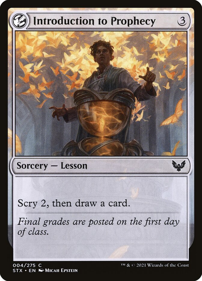 Introduction to Prophecy 4 (Strixhaven: School of Mages)  - Foil | Chromatic Games