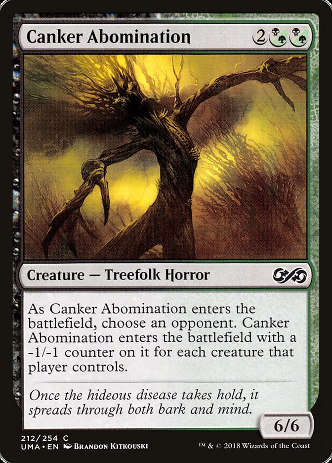 Canker Abomination 212/254 (Ultimate Masters)  | Chromatic Games