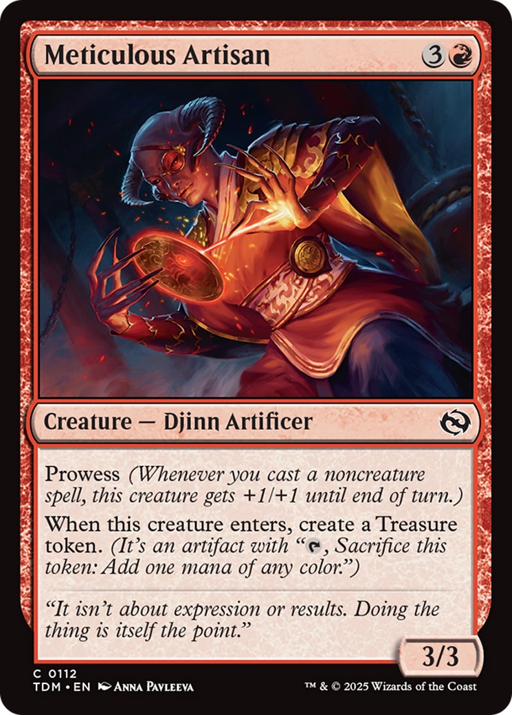 Meticulous Artisan [Tarkir: Dragonstorm] | Chromatic Games