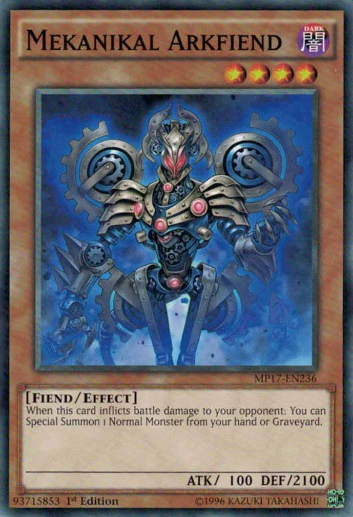 Mekanikal Arkfiend [MP17-EN236] Common | Chromatic Games