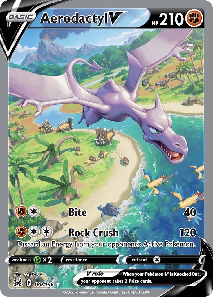 Aerodactyl V (180/196) [Sword & Shield: Lost Origin] | Chromatic Games