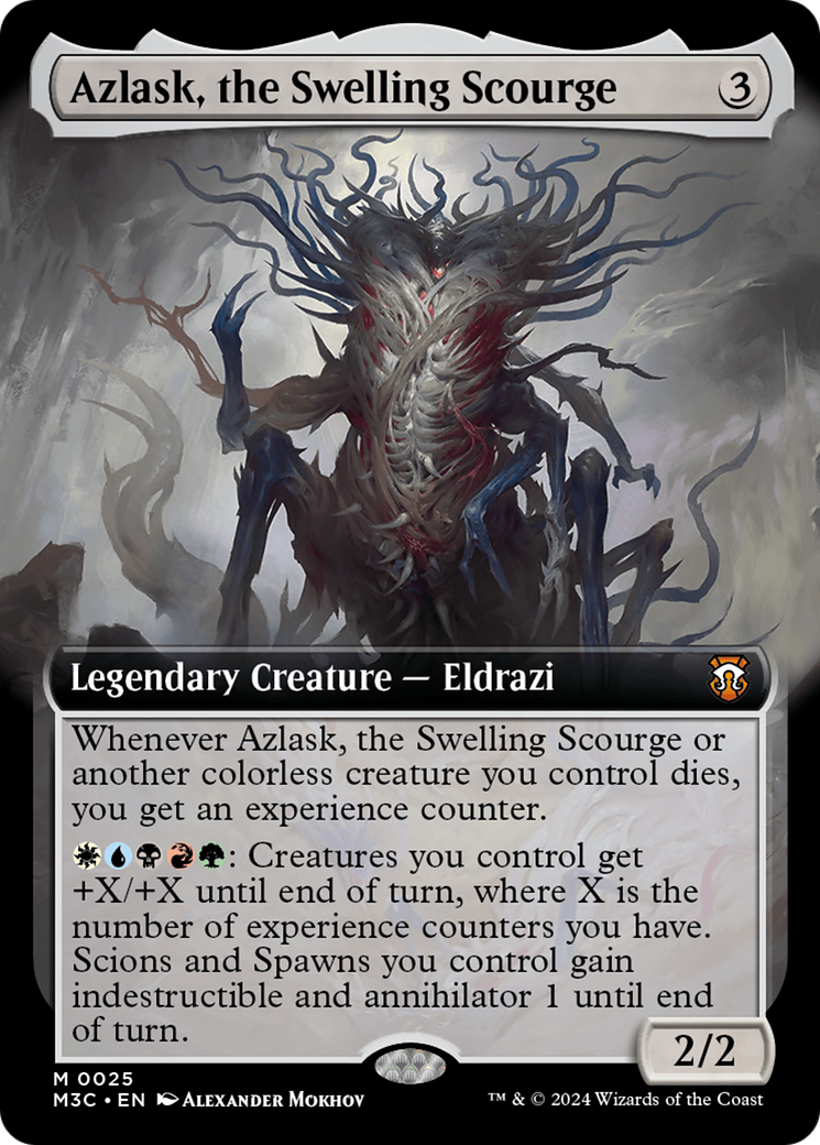 Azlask, the Swelling Scourge (Extended Art) [Modern Horizons 3 Commander] | Chromatic Games