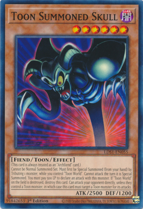 Toon Summoned Skull [LDS1-EN055] Common | Chromatic Games