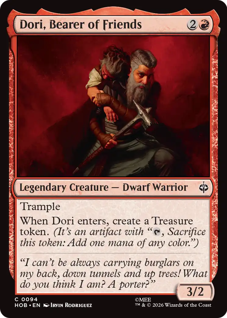 Dori, Bearer of Friends [The Hobbit] | Chromatic Games