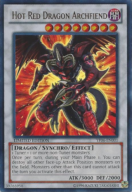 Hot Red Dragon Archfiend [YF06-EN001] Ultra Rare | Chromatic Games