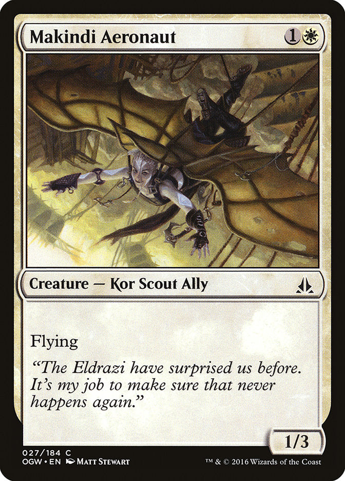 Makindi Aeronaut 27/184 (Oath of the Gatewatch)  | Chromatic Games