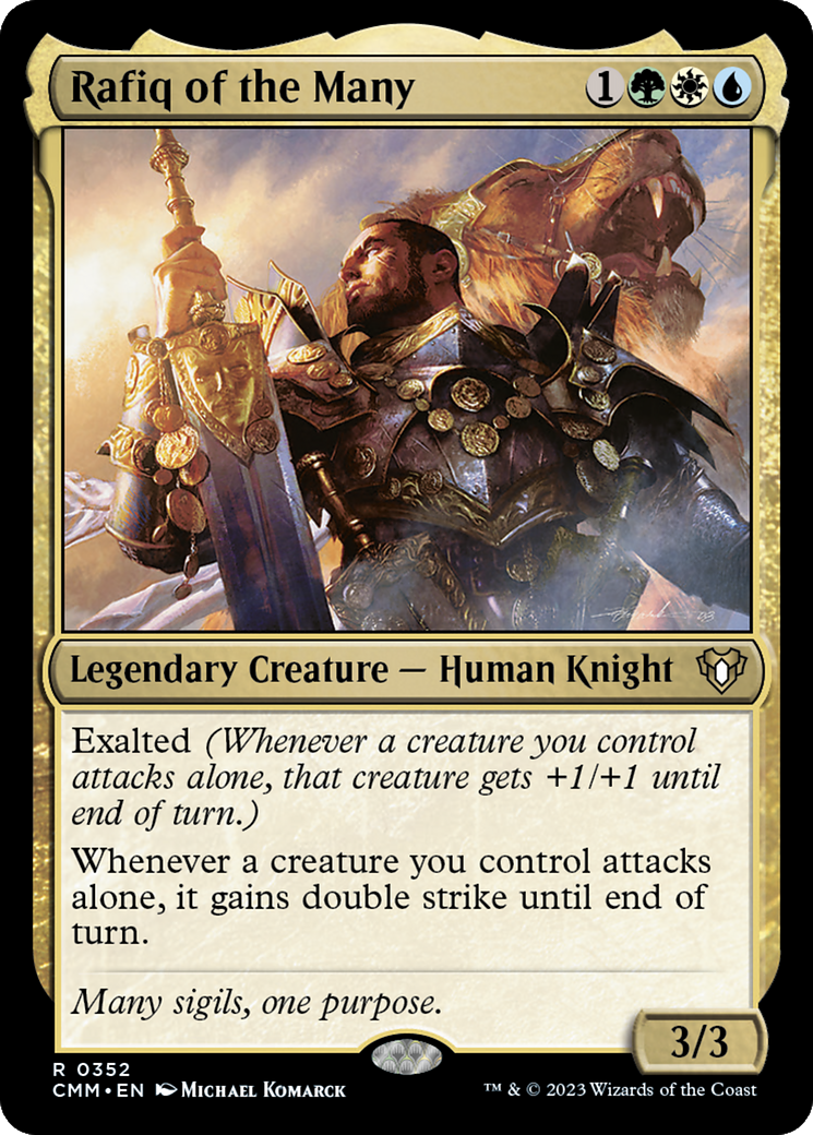 Rafiq of the Many [Commander Masters] | Chromatic Games