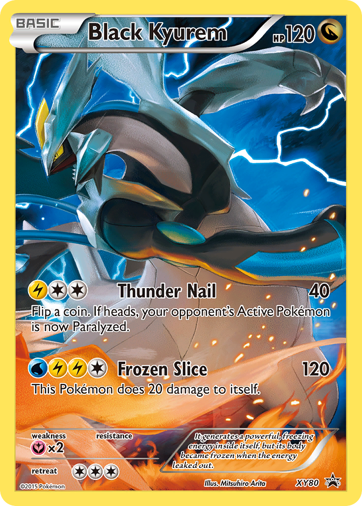 Black Kyurem (XY80) (Full Art Promo) [XY: Black Star Promos] | Chromatic Games