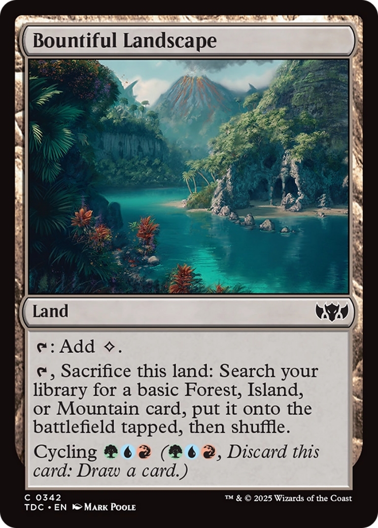 Bountiful Landscape [Tarkir: Dragonstorm Commander] | Chromatic Games