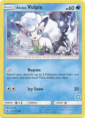 Alolan Vulpix (21/145) (Deck Exclusive #14) [Sun & Moon: Trainer Kit - Alolan Ninetales] | Chromatic Games