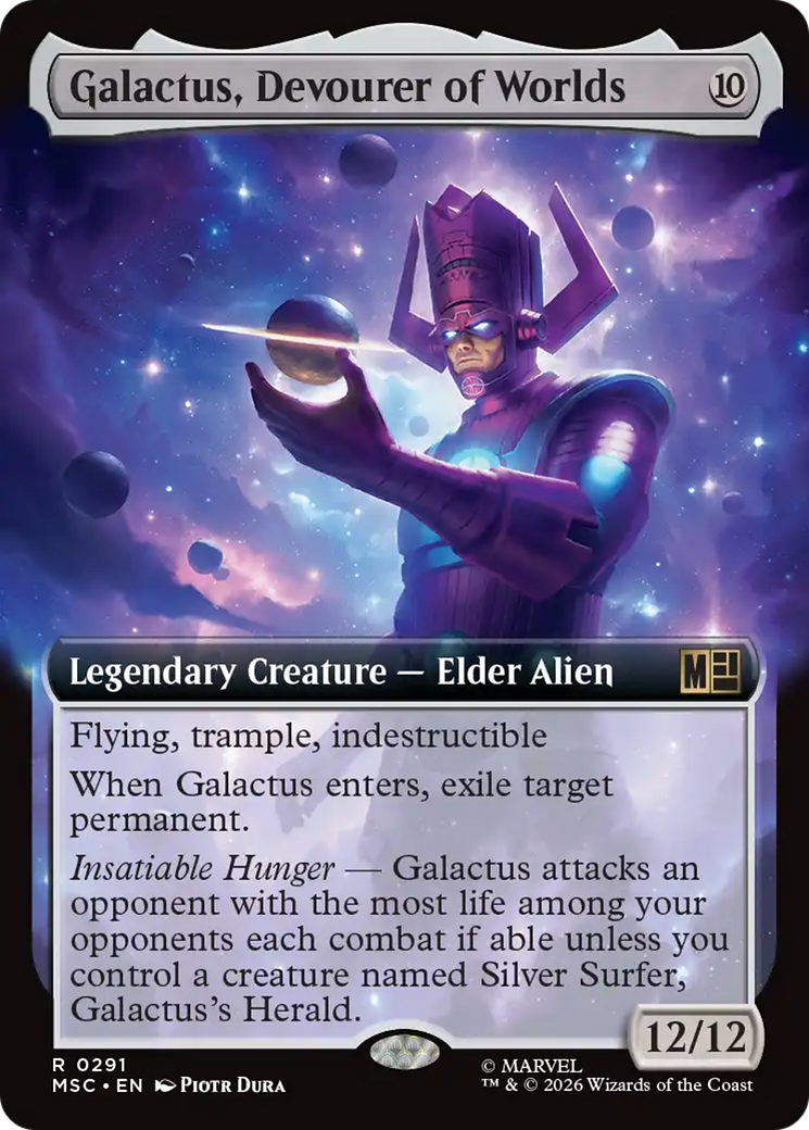 Galactus, Devourer of Worlds (Extended Art) [Marvel Super Heroes Commander] | Chromatic Games