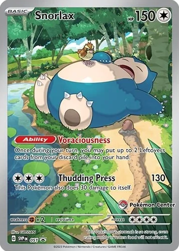 Snorlax (051) (Pokemon Center) [Scarlet & Violet: Black Star Promos] | Chromatic Games