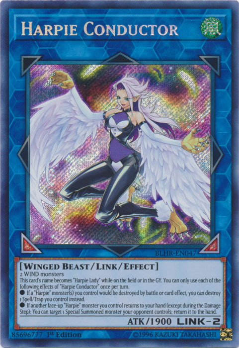 Harpie Conductor [BLHR-EN047] Secret Rare | Chromatic Games